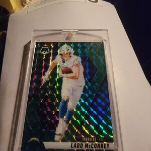 Panini Trading Card with Blue and White Holographic Design